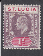 St Lucia 1904  1d  SG 66  MH - St.Lucia (...-1978)