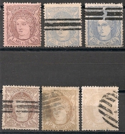 Espagne Espana. 1870. N° 102,107,109,113 . Oblit. - Used Stamps