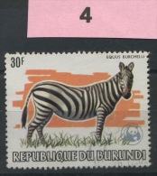 30F ZEBRE Surchargé WWF    Légèrement Ø  Cob 898 Ø  Fine Quality  Très Beaux - Gebruikt