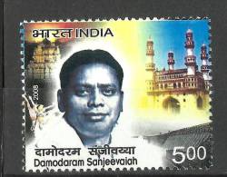 INDIA, 2008, 87th Birth Anniversary Of Damodaram Sanjeevaiah, (Parliamentarian), MNH, (**) - Ungebraucht