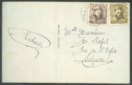 N°165-166 Obl. Sc LEOPOLDSBURG Sur C.V. Du 2-I-1921 Vers Selzaete - 9687 - 1919-1920  Cascos De Trinchera