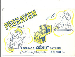 Buvard, PERSAVON Linge Toilette Remplace Deux Savons, C'est Un Produit Lesieur! .. - Perfume & Beauty