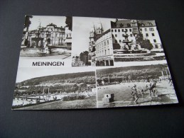 Meiningen Thüringen,  Platz Der Republik , Heinrichbrunnen Und Postamt    ( 11 ) - Meiningen