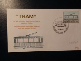 39/578  FDC  BELGE - Strassenbahnen