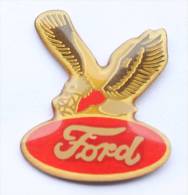 Pin's  FORD - Le Logo Rouge - Aigle Ailes Déployées  - D133 - Ford