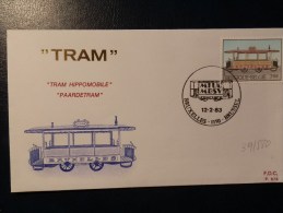 39/580     FDC  BELGE - Tranvías