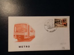 39/583     FDC  BELGE  METRO - Tranvías
