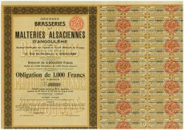 Grandes Brasseries Et Malteries Alsaciennes D'Angouleme - Agriculture