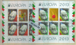 BULGARIA / Bulgarie  2013, Europa / CEPT 2 Sheet –used (5set) - Oblitérés