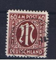 RB 970 - 1945 Germany SG A33 - 60pf Perf 11 - Fine Used Stamp - Cat £26 - Afgestempeld