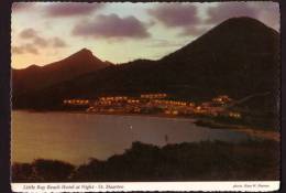 Antilles - St Maarten - Saint-Martin - Little Bay Beach Hotel At Night - Saint-Martin