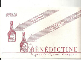 Buvard BENEDICTINE La Grande Liqueur Française - Schnaps & Bier