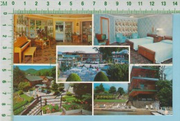 N.Y.   USA ( Lake Crest  Distinctive Resort Motel  At Lake George Multi-view) Post Card Carte Postale - Lake George