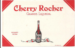 Buvard CHERRY ROCHER Grande Liqueur - Liquor & Beer