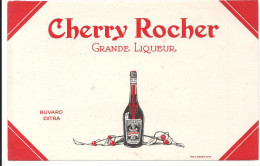 Buvard CHERRY ROCHER Grande Liqueur - Liqueur & Bière