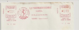 Laboratoire, Caducée, Balance, Médecine, Tours - EMA Secap, Deux Frappes - Haut De Grande Enveloppe (M992) - Pharmacy