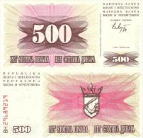 Billet  BOSNIE-HERZEGOVINE De 500 Dinara  Pick.14. - Bosnien-Herzegowina