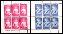New Zealand 1963 Health Stamps - Prince Andrew Miniature Sheets Mostly MNH - See Notes - Nuevos