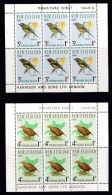 New Zealand 1966 Health Stamps - Birds Miniature Sheets MNH - See Notes - Ungebraucht