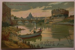 CPA Roma Castel Sant'Angelo - Dessin 1905 - TO08 - Castel Sant'Angelo