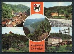 (0553) Ziegenrück Kr. Schleiz/ Mehrbildkarte - N. Gel. - DDR - 09 10 1803   301777/88  Auslese-Bild-Verlag - Ziegenrück
