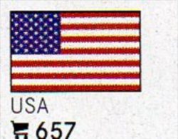 6 Flaggen-Sticker USA In Farbe Pack 7€ Zur Kennzeichnung Von Alben + Sammlungen Firma LINDNER #657 Flag Of United States - Albums, Mappen & Vellen