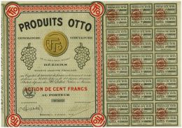 Produits Otto, Oenologie Viticulture à Beziers (logo Gauffré Et Or) - Agriculture