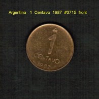 ARGENTINA    1  CENTAVO  1987  (KM # 96.2) - Argentinië