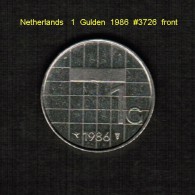 NETHERLANDS   1  GULDEN  1986  (KM # 205) - 1980-2001 : Beatrix