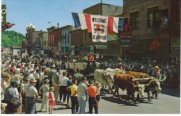 Deadwood SD South Dakota, Days Of '76 Parade, Business Signs, C1960s Vintage Postcard - Other & Unclassified