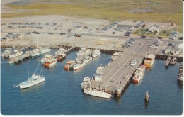 Galilee Fishing Fleet, Narragansett RI Rhode Island, Boats In Harbor, C1950s Vintage Postcard - Autres & Non Classés