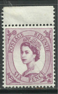 GB 1958 QE2 6d Wilding Umm Wmk 179 SG 579.....( M608 ) - Unused Stamps