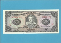 ECUADOR - 2 X 5 SUCRES - 22.11.1988 - Pick 113d - Série ID - UNC. - FOLLOWED NUMBERS-NOMBRES SUIVANTS-NUMEROS SEGUIDOS - Equateur