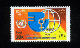 EGYPT / 1999 / UN / INTL. WOMEN'S DAY / GLOBE / MNH / VF - Neufs