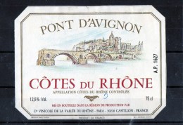 PONTS - Pont D´Avignon   ( Etiquette Légèrement Collée Sur Feuille D´expo.) - Ponts