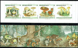 BELGIQUE Champignons. Mushrooms Yvert 2418/21. Neuf Sans Charnière. Mnh (1991) - Paddestoelen