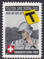 Timbre Militaire Suisse - Timbre Du Soldat - Etichette