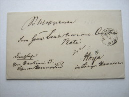 DETMOLD, Stempel Auf Brief Mit Vollem Inhalt Aus 1861 - Lettres & Documents