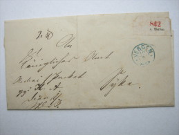 VERDEN, Stempel Auf Brief Mit Vollem Inhalt Aus 1863 - Hanover