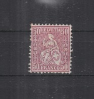 50 C. Sitzende Helvetia  Mit Falz - Used Stamps