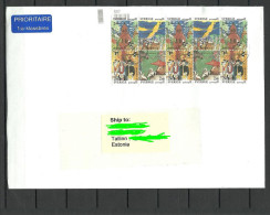 SCHWEDEN Sweden Letter To Estonia Estland Estonie 2014 Skansen 1991 Stamps - Brieven En Documenten