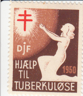 Denemarken Kerstvignetten Danmarks Julemaerkesamler Forening 1950 Cat 20.00 DKK** - Emisiones Locales