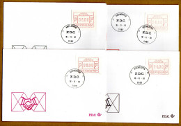 Enveloppe Cover Brief FDC Vignettes Antwerpen 1 - Other & Unclassified