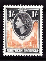 Northern Rhodesia, 1953,  SG 70, Mint Lightly Hinged - Rhodésie Du Nord (...-1963)