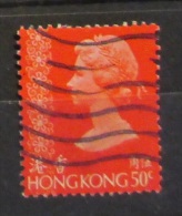 Hong Kong 1973 Elizabeth 50c - Oblitérés