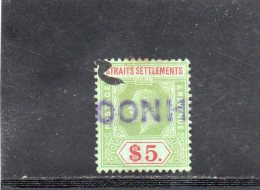 MALACCA 1912-13 O FILIGR MULTI CA - Straits Settlements