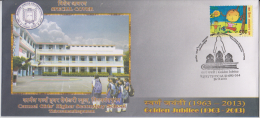 India  2013  Carmel Girls Higher Secondary School, Thycaud Education Special Cover # 81105  Inde Indien - Covers & Documents