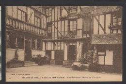 DF / 78 YVELINES / HOUDAN / HÔTEL DU PLAT D' ÉTAIN / COUR INTÉRIEURE - MAISON DU XVe SIÈCLE - Houdan