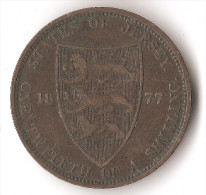 JERSEY  1/12 SHILLING 1877 - Jersey