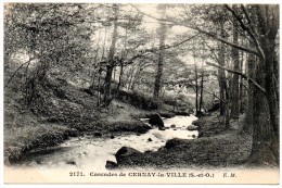 CP, 78, CERNAY-la-VILLE, Cascade, Vierge, Ed : E. Malcuit - Cernay-la-Ville